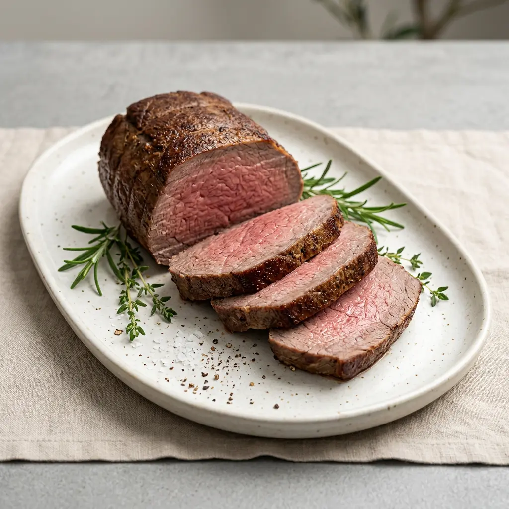 Foto af den færdige opskrift Cuvettesteg i airfryer